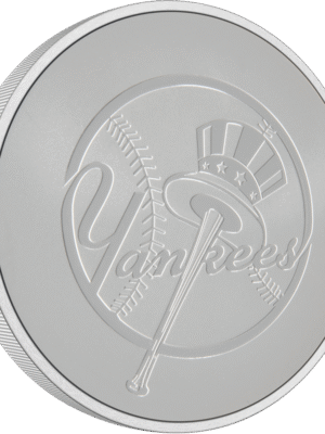 id13024278c3373346hepPJHqejAivFUfdjEVMEK3SRgYwluC8H5mSIqL9qbT58pFp1ext-1.png 1 oz Official Major League Baseball Silver Round (New York Yankees)