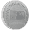 1 oz Official Major League Baseball Silver Round (New York Yankees)