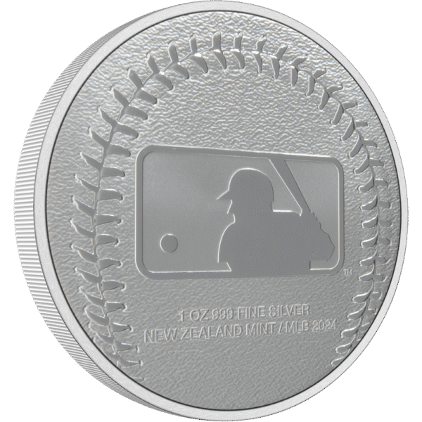 1 oz Official Major League Baseball Silver Round (New York Yankees)