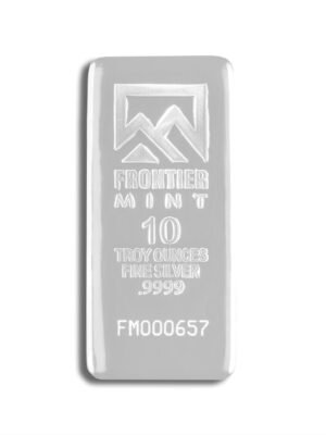 id13369166c3373346hcpWEQteNHBOzpcox5S0_-t-NPz5KQDpjkwpE9sicwtVNDCK6ext-1.jpg 10 oz Silver Bar - Frontier Mint (Mirrored)
