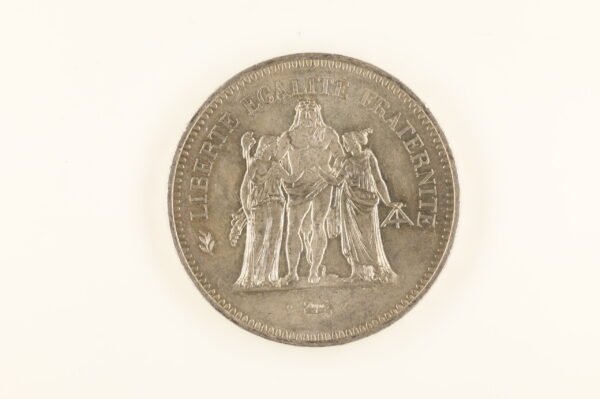 France Silver 50 Francs Hercules - 1974-1980