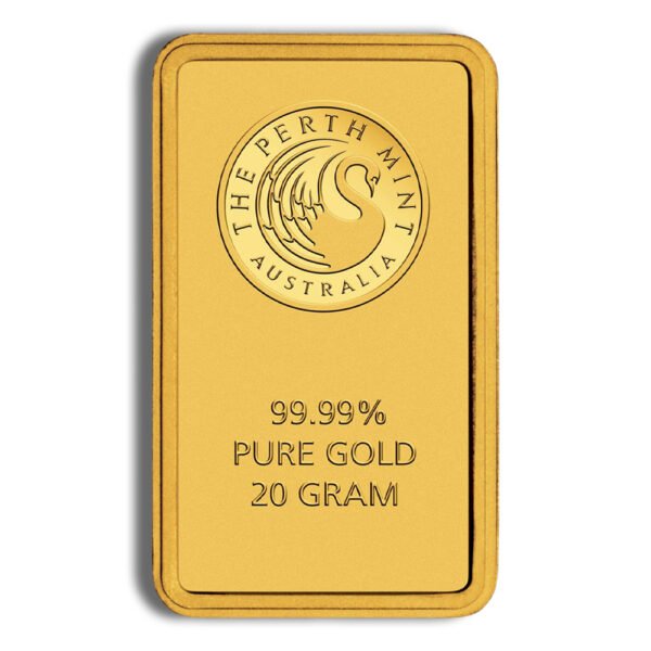 20 gram Gold Bar - Perth Mint (Carded)