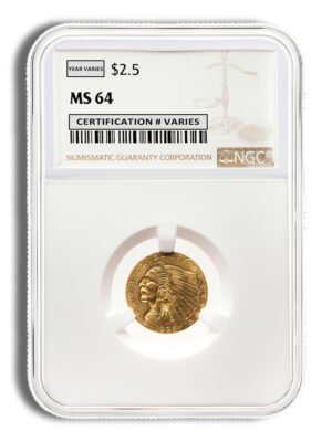 id3342065c3373346hlJifhBwlryLd7TnoaFMEAkQGEt82j-qRIkU6ir_6gkF04w11ext-1.jpg .5 Gold Indian Quarter Eagle - NGC MS64