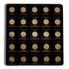 25 x 1 g Canadian MapleGram Gold Coins (Carded)