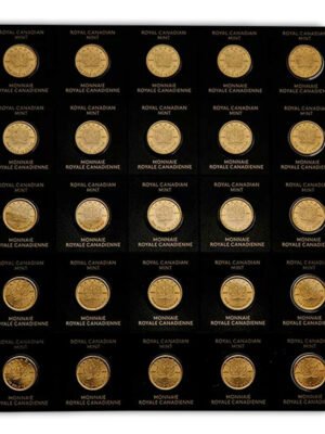 25 x 1 g Canadian MapleGram Gold Coins (Carded)