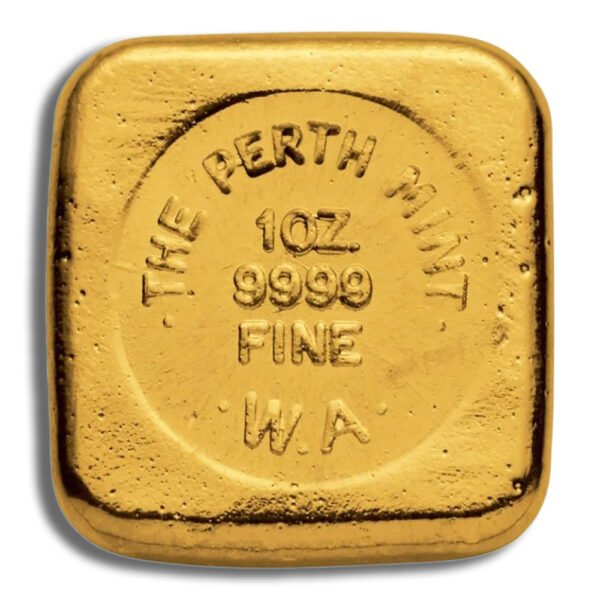 1 oz Gold Bar - Perth Mint (Cast)