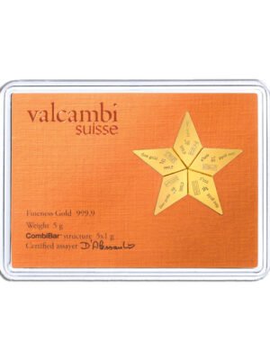id3342564c3373346h_a5od9P7tPlhJvW3O_e-9yNDaryNAz3-2_ehW0T0F48Vulifext-1-1.jpg 5 x 1 gram Valcambi CombiBar Star (Assay - Plain Back)