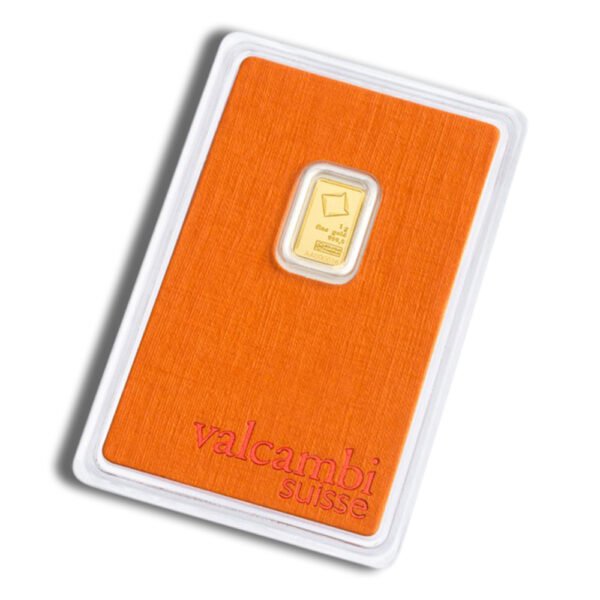1 gram Gold Bar - Valcambi (Carded)