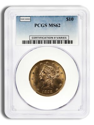  Gold Liberty Eagle - PCGS MS62