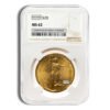  Gold Saint-Gaudens Double Eagle - NGC MS62