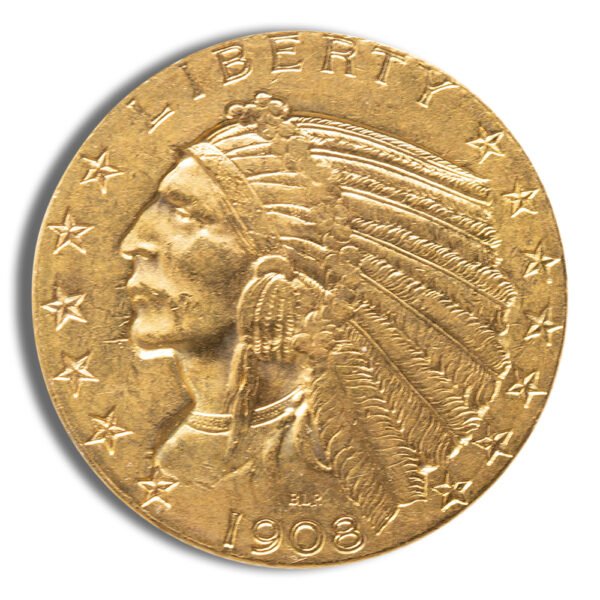  Gold Indian Half Eagle - AU