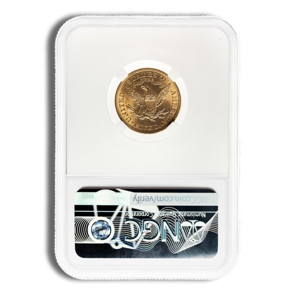  Gold Liberty Half Eagle - NGC MS62