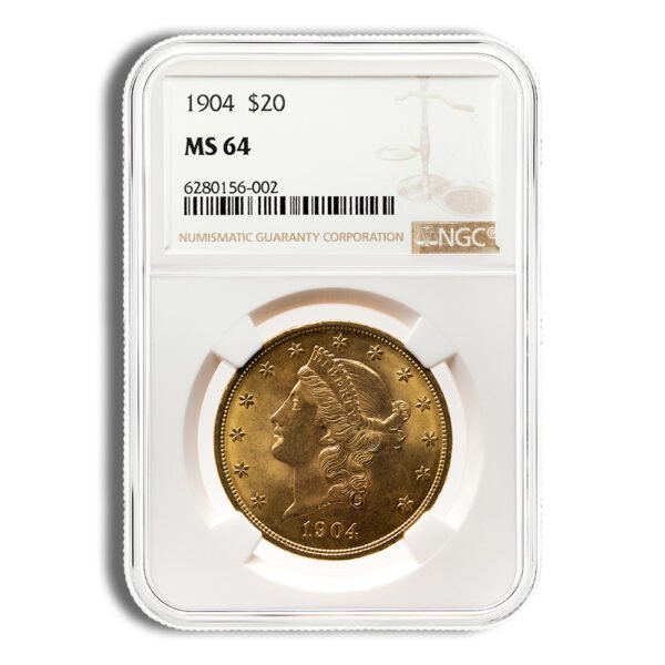  Gold Liberty Double Eagle - NGC MS64
