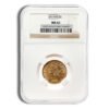  Gold Liberty Half Eagle - NGC MS61