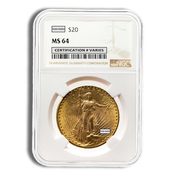 Gold Saint-Gaudens Double Eagle - NGC MS64