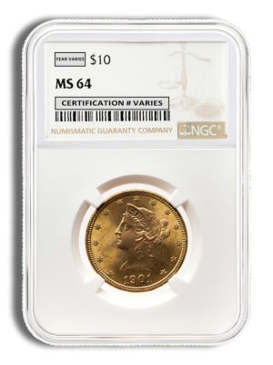  Gold Liberty Eagle - NGC MS64