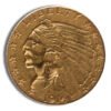 .5 Gold Indian Quarter Eagle - XF