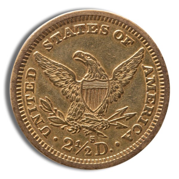 .5 Gold Liberty Quarter Eagle - XF