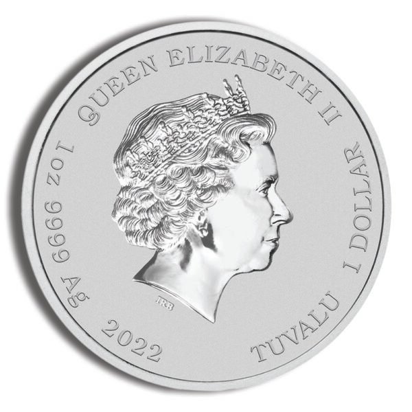 2022 1 oz Tuvalu Silver 60 Years of Bond BU