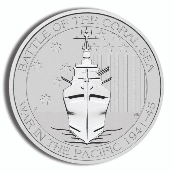 2015 1/2 oz Australian Battle of the Coral Sea Silver Coin