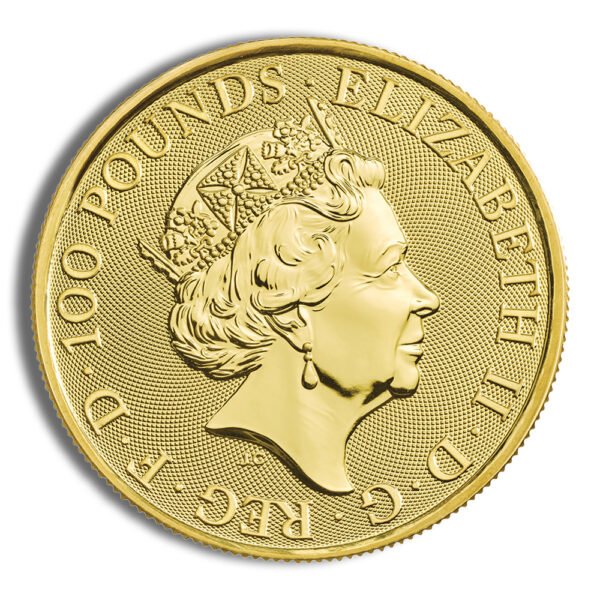 2020 1 oz Great Britain Queen's Beast Gold Coin - White Lion