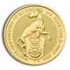 2021 1 oz Great Britain Queen's Beast Gold Coin - Greyhound