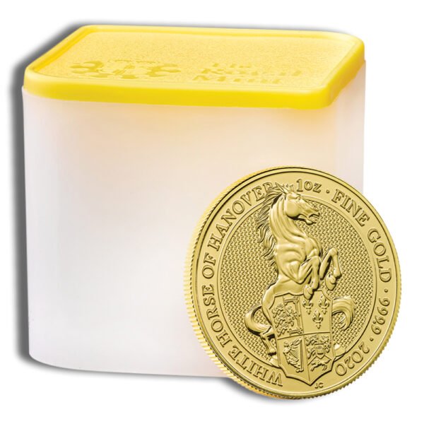 2020 1 oz Great Britain Queen's Beast Gold Coin - White Horse