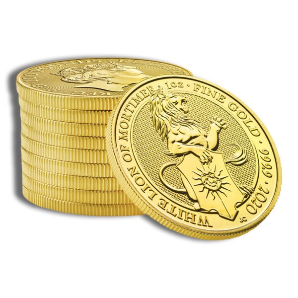 2020 1 oz Great Britain Queen's Beast Gold Coin - White Lion