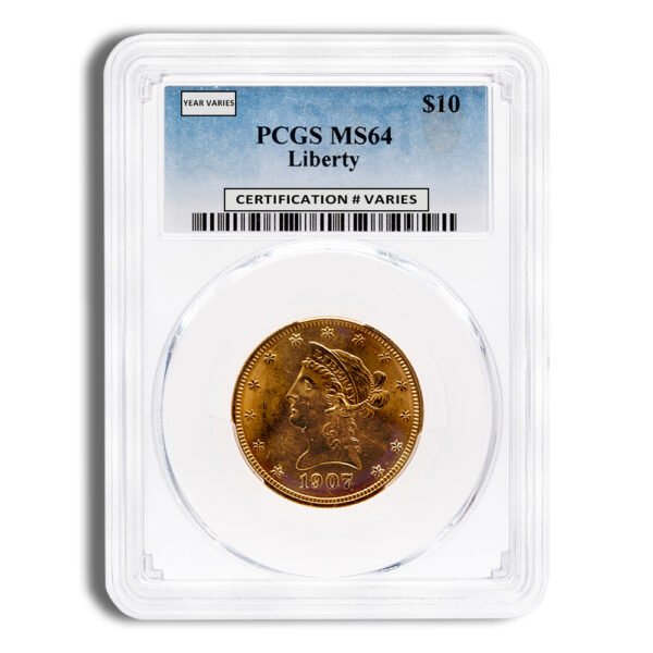  Gold Liberty Eagle - PCGS MS64