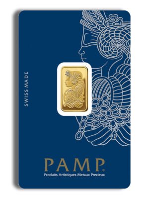 5 gram Gold Bar - PAMP Fortuna (Carded)