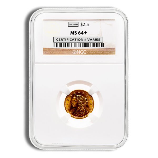 .5 Gold Liberty Quarter Eagle - NGC MS64