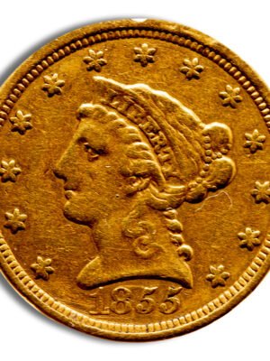 id4337887c3373346hu-cw2iXsRGMKlmkdqWiu_tktcBGmwwXRoILSohbvL-MUEkwFext-1.jpg .5 Gold Liberty Quarter Eagle - Cleaned/Low Grade