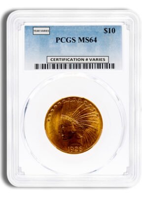  Gold Indian Eagle - PCGS MS64