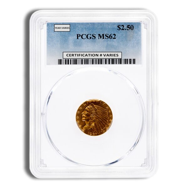 .5 Gold Indian Quarter Eagle - PCGS MS62