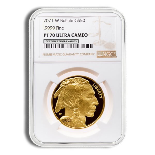 2021-W  Proof Gold Buffalo NGC PF70