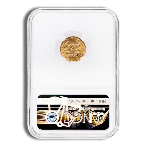 1990 1/10 oz Gold Eagle  NGC MS69