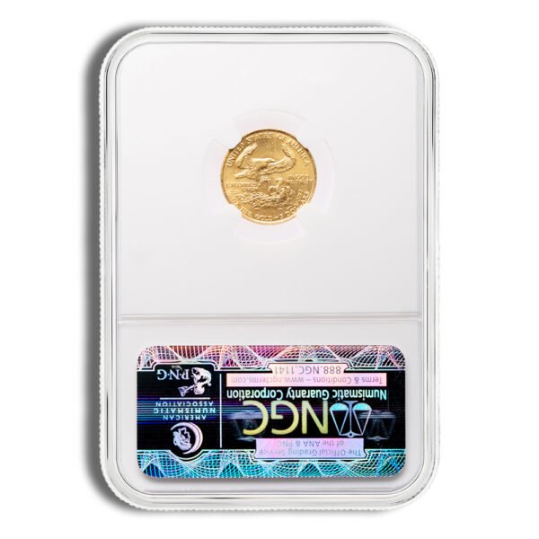 1986 1/10 oz Gold Eagle  NGC MS69