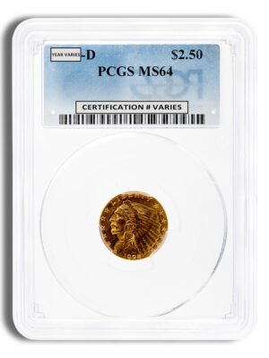 .5 Gold Indian Quarter Eagle - PCGS MS64