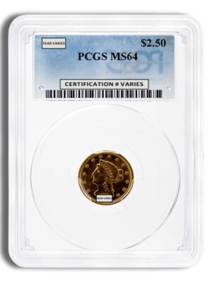 .5 Gold Liberty Quarter Eagle - PCGS MS64