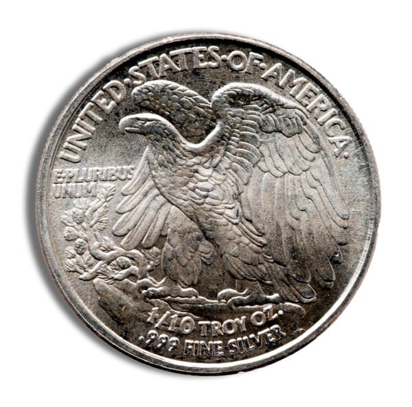 1/10 oz Silver Round - Walking Liberty