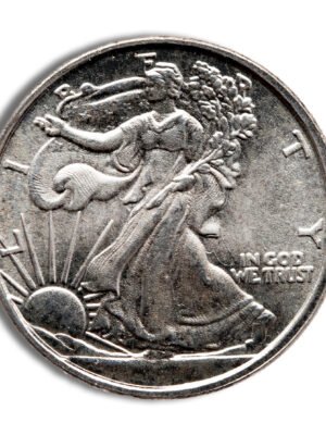 id4542239c3373346ht0NZ0j72s5aeYfge6juZtlJUzMcEF-qHbOfHrbsIEu7j3LcJext-1.jpg 1/10 oz Silver Round - Walking Liberty