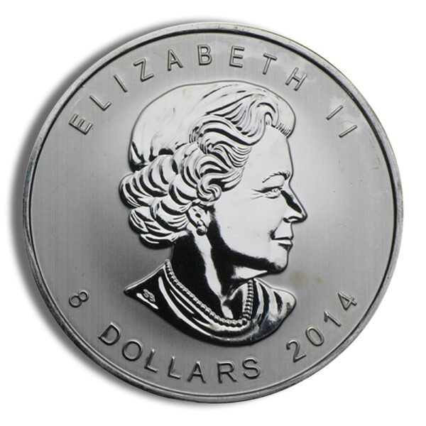 2014 1.5 oz Canadian Arctic Fox Silver Coin