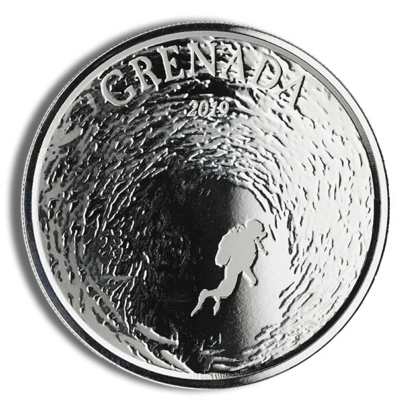 2019 1 oz Grenada Diving Paradise Silver Coin