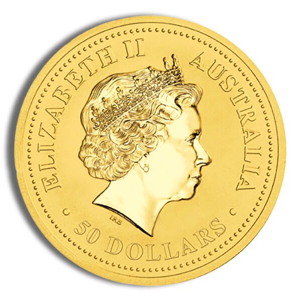 2005 1/2 oz Australia Gold Lunar Rooster BU - Series II