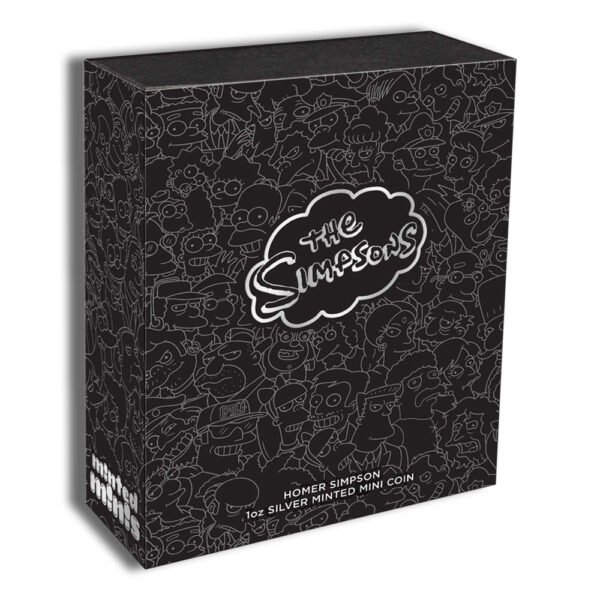 2022 Silver 1 oz Homer Simpson Mini Coin