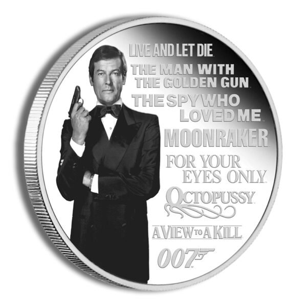 2022 1 oz Silver James Bond 1 oz Silver Proof Coin - 2nd Issue