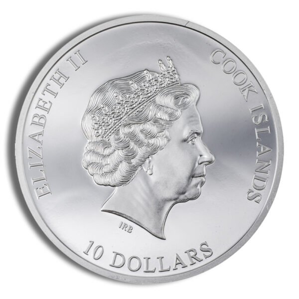 2022 2 oz Cook Islands Silver Raven Witch - Eye of Magic - Proof