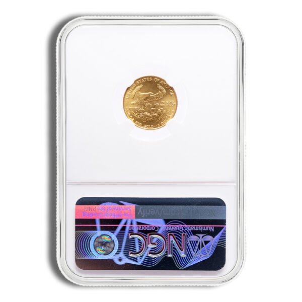 1987 1/10 oz Gold Eagle  NGC MS69