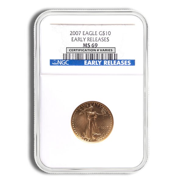 2007 1/4 oz Gold Eagle  NGC MS69