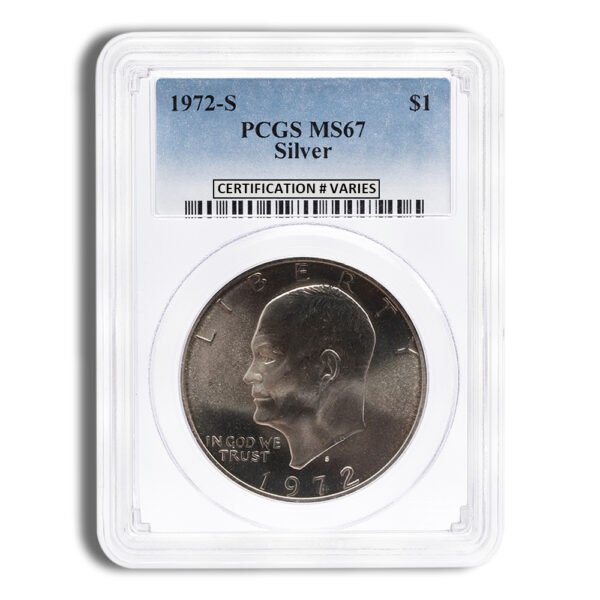 1972-S Ike Dollar - PCGS MS67